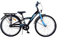 VOLARE Dječji bicikl Thombike, 24", crno-plavi, 3 brzine
